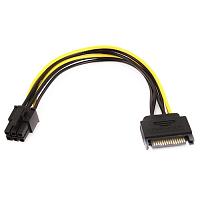     SATA Male to PCIe 6-Pin Male