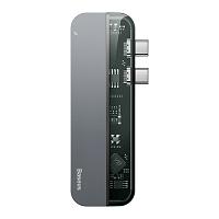 Baseus 2xUSB-C to 1x HDMI1.4 + 2x USB3.0 + 1x USB-C PD Adapter