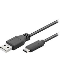 USB-C to USB-A 2.0 15W Cable, 0.1m