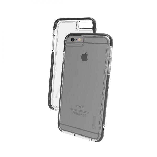 Gear4 Piccadily Case for iPhone 6 / 6s Plus, Black/Clear 3