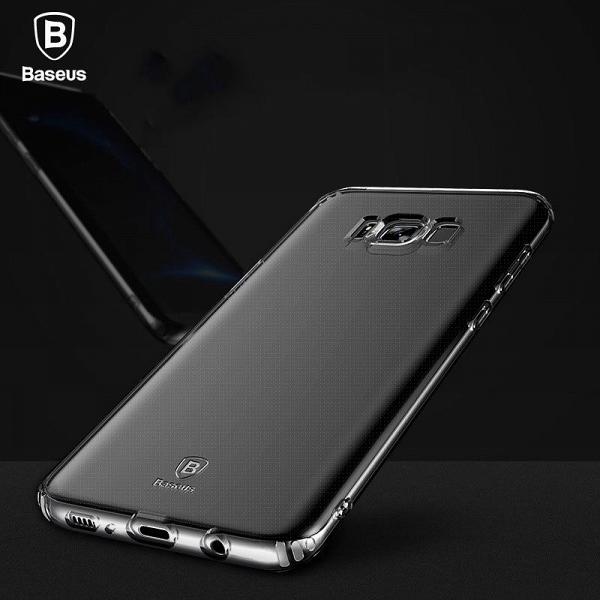Baseus Shockproof Ultra-thin TPU Clear Case Cover For Samsung Galaxy S8 3