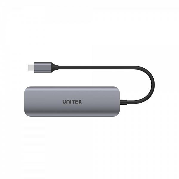  Unitek Aluminium 4-port USB-C w/ Adapter Support USB3 4