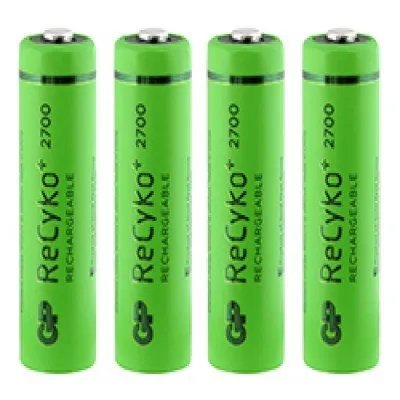 Rechargeable AA Batteries, 2700mAh, 4pcs