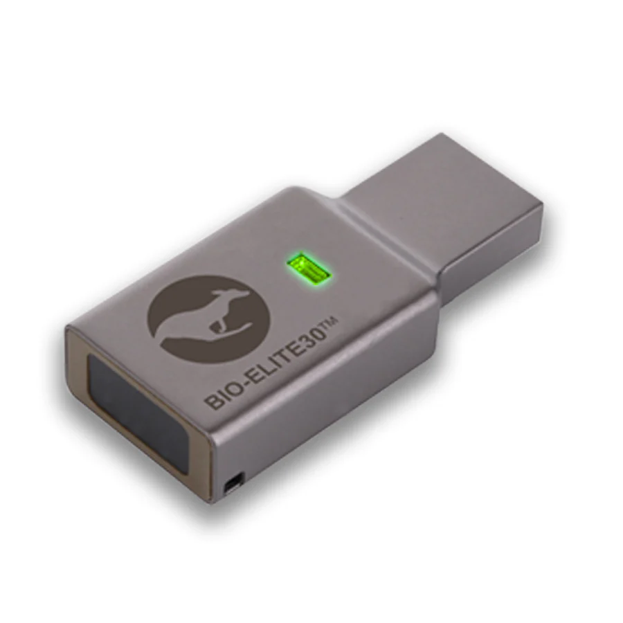 זיכרון נייד Kanguru Defender Bio-Elite30 128GB USB 5Gbps