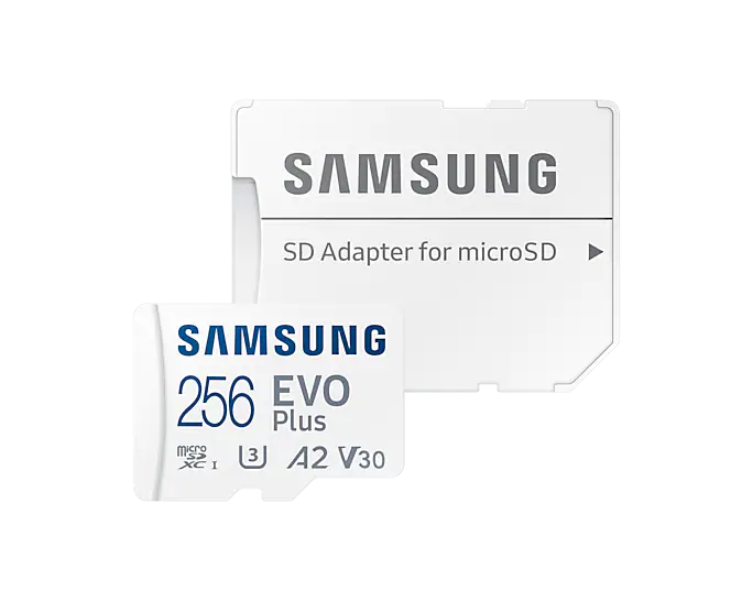 כרטיס זיכרון Samsung Evo Plus MicroSDXC 256GB + Adapter