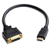 מתאם HDMI זכר - DVI נקבה, 15 ס"מ