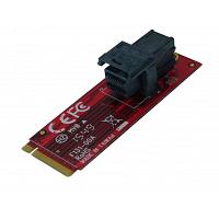 M.2 M Key Module with miniSAS HD 36P to U.2 NVMe SSD