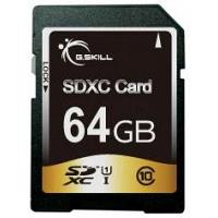 כרטיס זיכרון G.Skill SDXC UHS-I Class 10 64GB