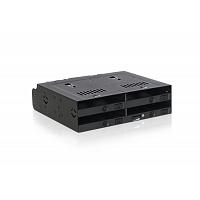 Icy Dock flexiDock 4x2.5\" SATA HDD/SSD Docking for External 5.25\" Drive Bay