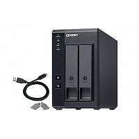 RAID QNAP TR-002 2-bay SATA DAS with Hardware