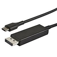 כבל USB-C זכר ל- DisplayPort זכר תומך 4K@60Hz זכר/זכר באורך 1.8 מטר