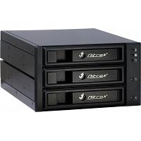 Inter-Tech NitroX 3x3.5" SATA HDD Hot Swap Backplane Cage in 2x5.25" Bay