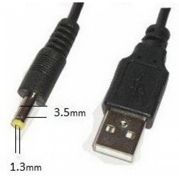   USB  -DC 3.5/1.35 ,  1.8 