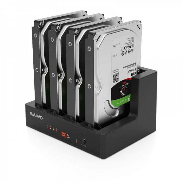 SATA HDD/SSD Duplicator, 4-Bay