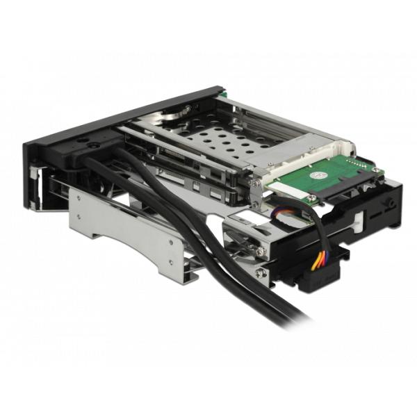 Hot Swap 2.5\" & 3.5\" SATA HDD/SSD Backplane for External 5.25\" Bay 4