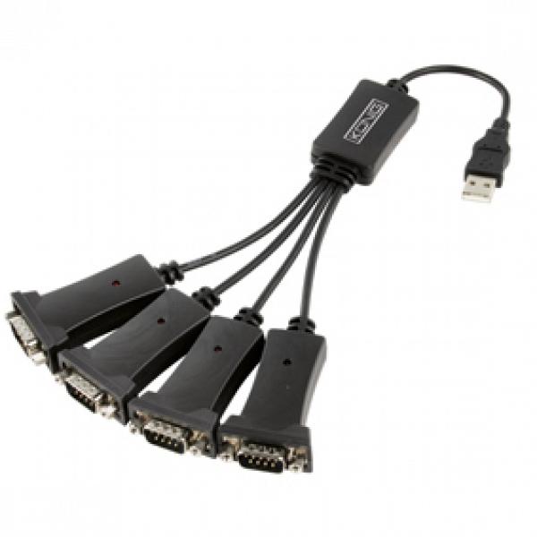 FTDI USB2.0 To Serial RS232 4-port Adapter