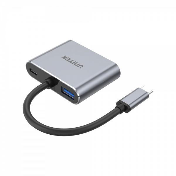 Unitek USB-C Multi-Port Hub HDMI2.0 + VGA + USB + Power Delivery 3