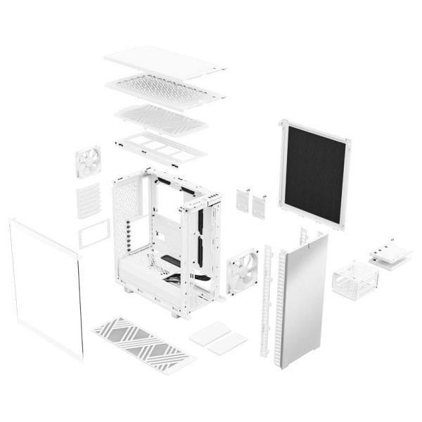  Fractal Design Define 7 Compact White, Clear Tint 9