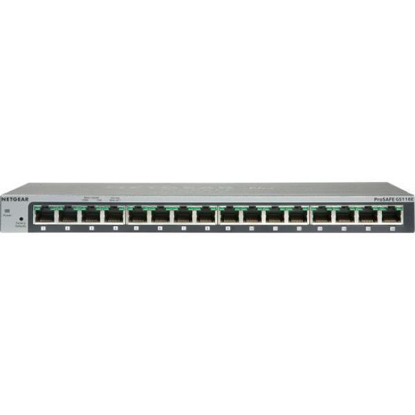 Netgear ProSAFE 16-Port Gigabit Plus Switch 3