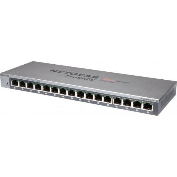 Netgear ProSAFE 16-Port Gigabit Plus Switch 4