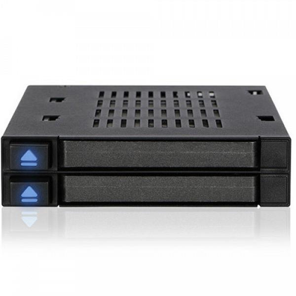 Icy Dock flexiDock 2x2.5\" SATA HDD/SSD Docking for External 3.5\" Drive Bay 4