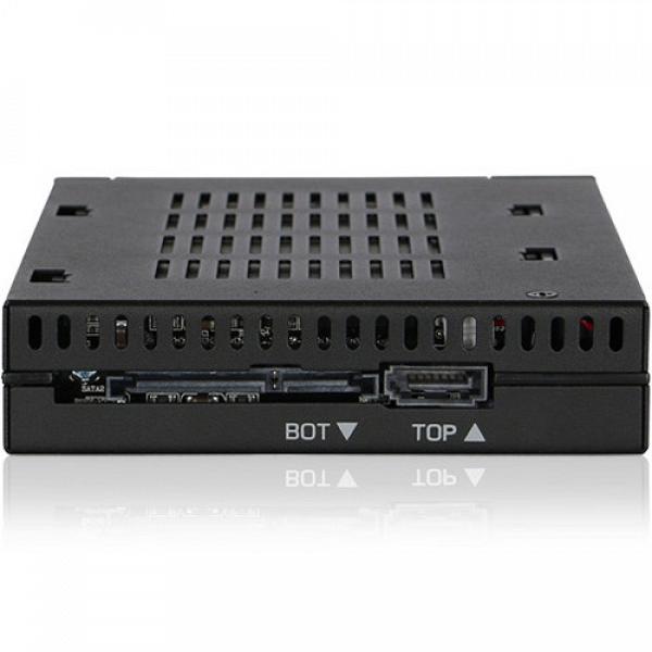 Icy Dock flexiDock 2x2.5\" SATA HDD/SSD Docking for External 3.5\" Drive Bay 10