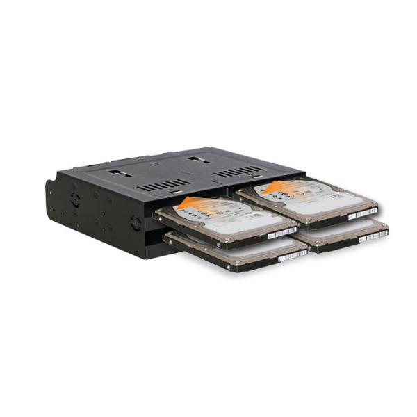 Icy Dock flexiDock 4x2.5\" SATA HDD/SSD Docking for External 5.25\" Drive Bay 7