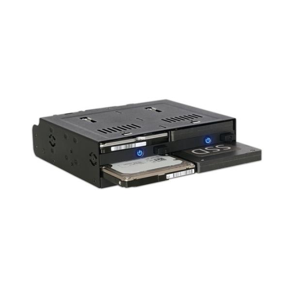 Icy Dock flexiDock 4x2.5\" SATA HDD/SSD Docking for External 5.25\" Drive Bay 9