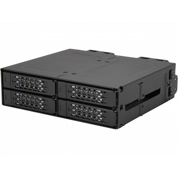 Icy Dock ToughArmor 4x 2.5\" NVMe U.2/U.3 SSD Mobile Rack Enclosure for 5.25\" Bay