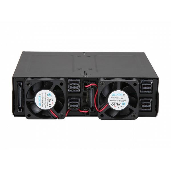 Icy Dock ToughArmor 4x 2.5\" NVMe U.2/U.3 SSD Mobile Rack Enclosure for 5.25\" Bay 5