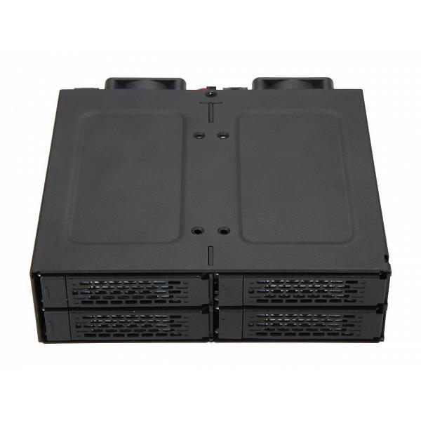 Icy Dock ToughArmor 4x 2.5\" NVMe U.2/U.3 SSD Mobile Rack Enclosure for 5.25\" Bay 7
