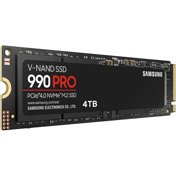  Samsung 990 Pro 4TB NVMe M.2 SSD