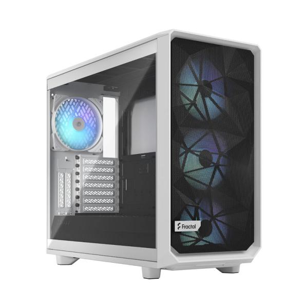  Fractal Design Meshify 2 RGB, White, Clear Tint