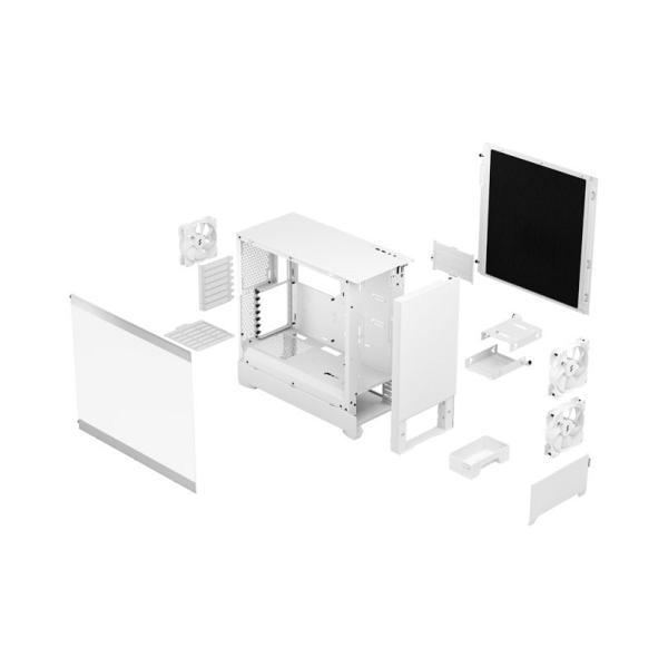  Fractal Design Pop Silent White, Clear Tint 13