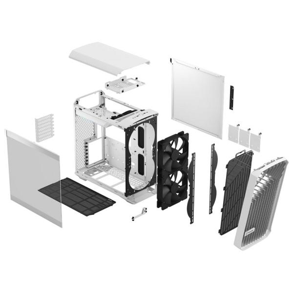  Fractal Design Torrent Compact White, Clear Tint 6