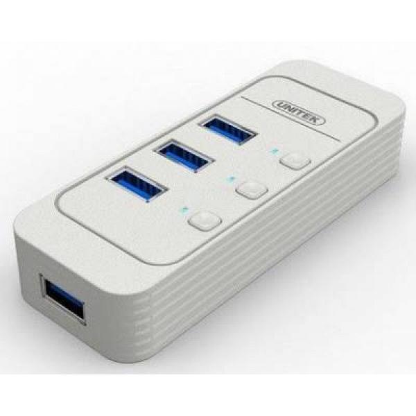  Unitek 4-Port USB3.0 Hub with On/Off Switch