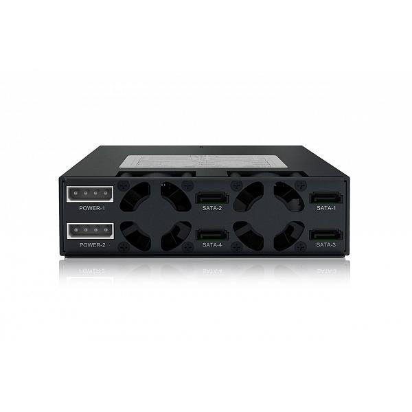 Icy Dock ToughArmor Rugged 4x 2.5\" SATA SSD Rack for 5.25\" Bay 7