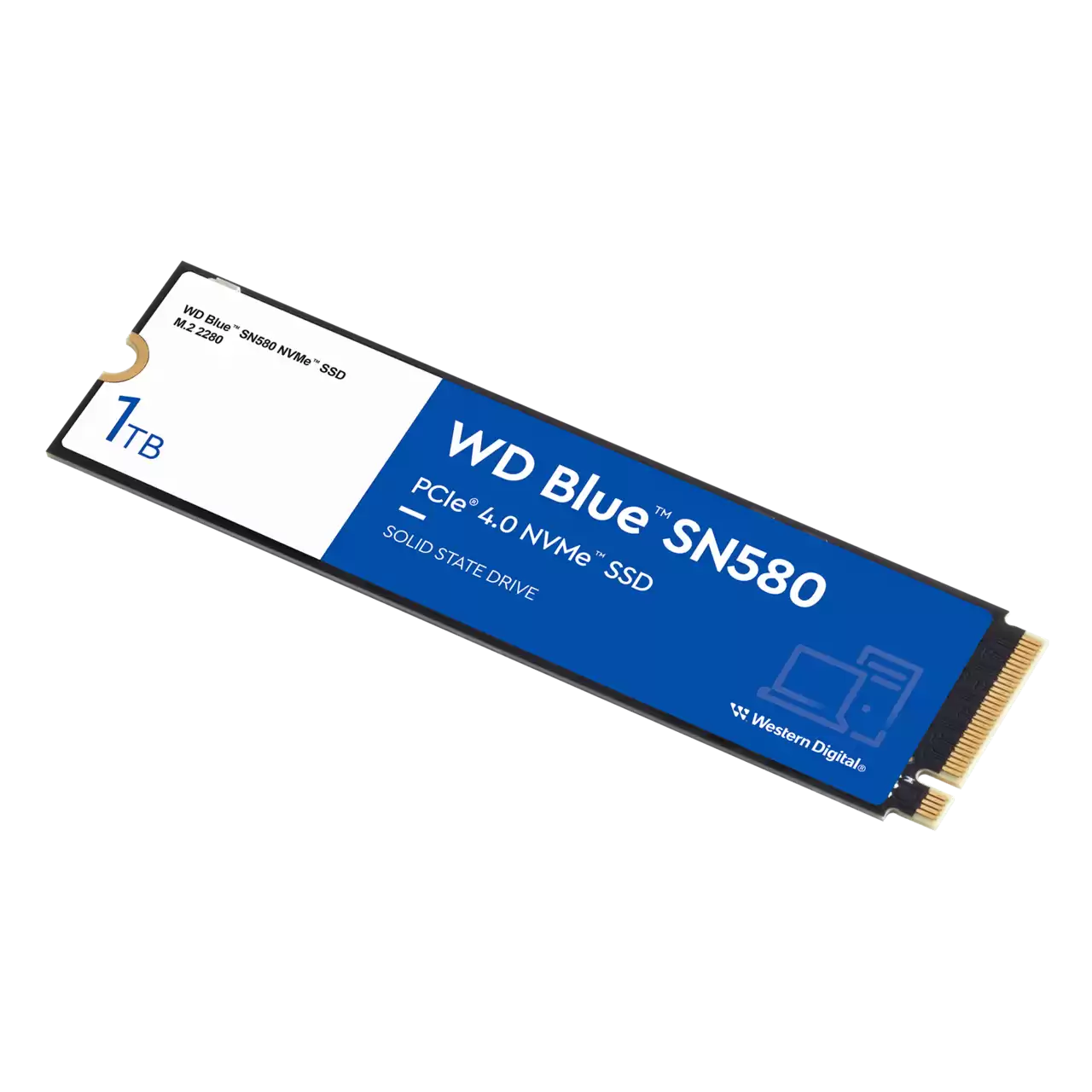 כונן WD Blue SN580 1TB NVMe M.2 SSD